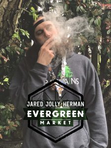 educator jared smoking on a SPR preroll