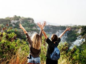 girls hiking experience